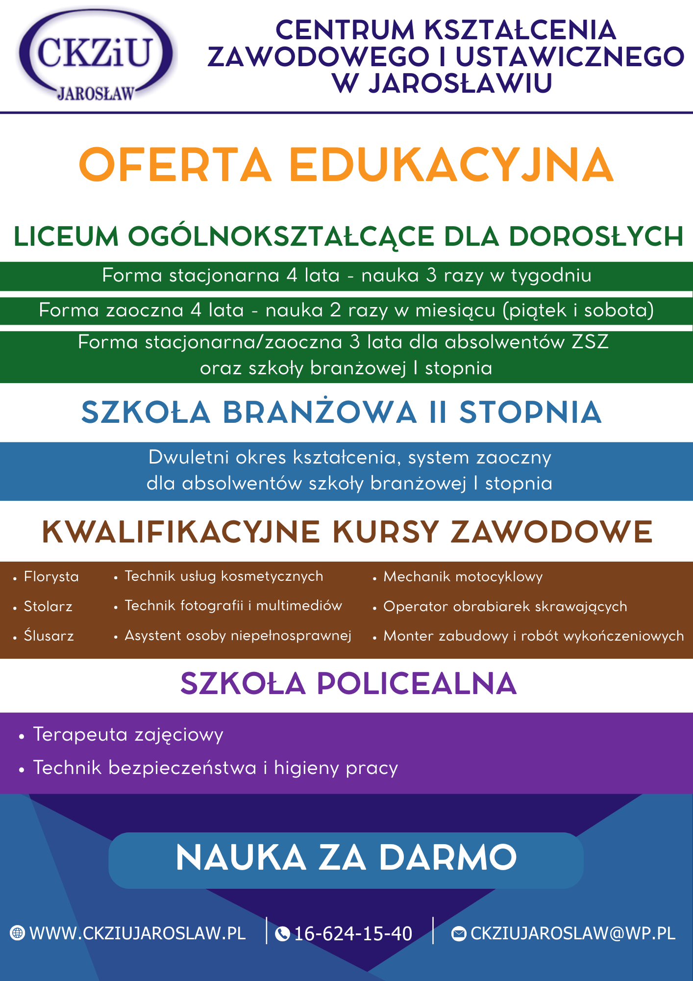 Rekrutacja CKZiU Jarosław